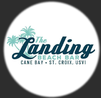 The Landing Beach Bar restaurant st croix virgin islands